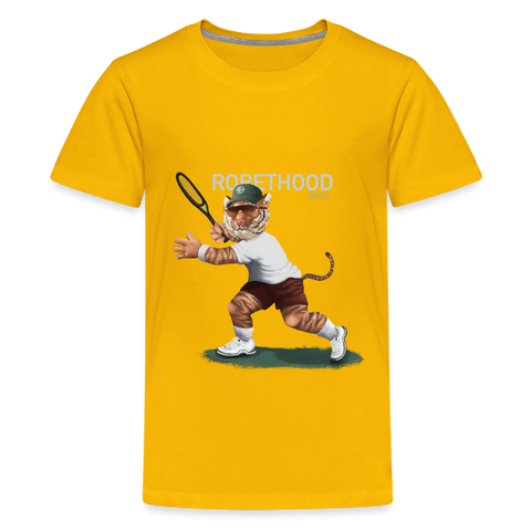RH Kinder Premium T-Shirt Matchi Tennis - Sonnengelb