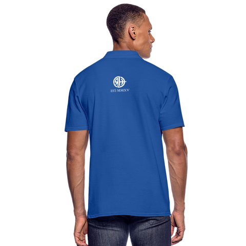 RH Männer Poloshirt DUNKEL Matchi Tennis - Royalblau