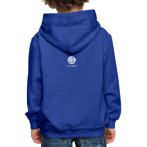 RH Kinder Premium Hoodie mit Matchi - Royalblau