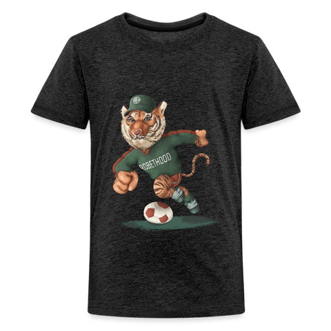 Teenager Unisex Premium T-Shirt mit Matchi - Anthrazit