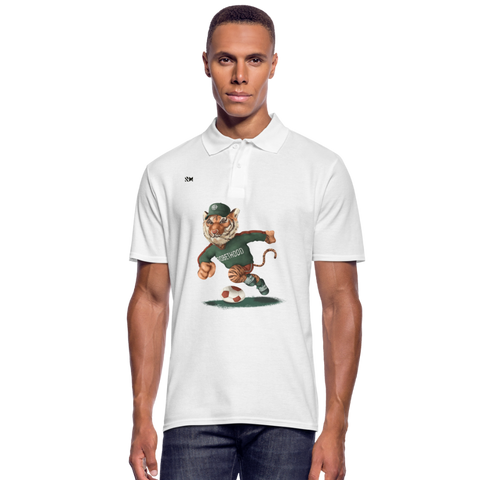 RH Männer Poloshirt mit Matchi - Weiß