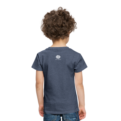 RH Kinder Premium T-Shirt mit Matchi - Blau meliert