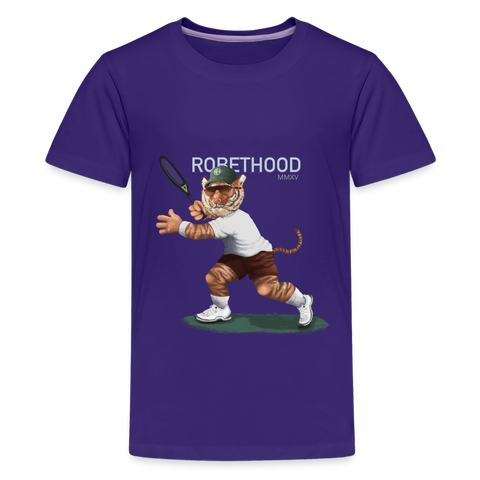 RH Kinder Premium T-Shirt Matchi Tennis - Lila