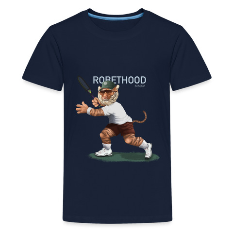 RH Kinder Premium T-Shirt Matchi Tennis - Navy