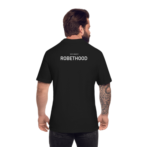 RH15a-s Männer Poloshirt DUNKEL - Schwarz