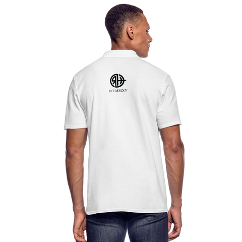 RH Männer Poloshirt mit Matchi - Weiß
