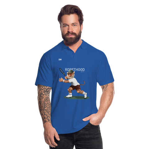 RH Männer Poloshirt DUNKEL Matchi Tennis - Royalblau