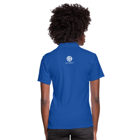 RH Frauen Polo Shirt DUNKEL Matchi Tennis - Royalblau