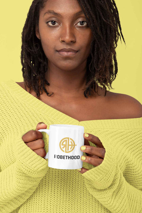 RH Tasse, schwarz-gelb