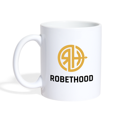 RH Tasse, schwarz-gelb - Weiß