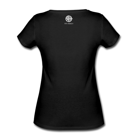 RH Frauen Bio-T-Shirt DUNKEL mit Matchi | Stanley & Stella - Schwarz