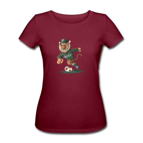 RH Frauen Bio-T-Shirt DUNKEL mit Matchi | Stanley & Stella - Burgunderrot