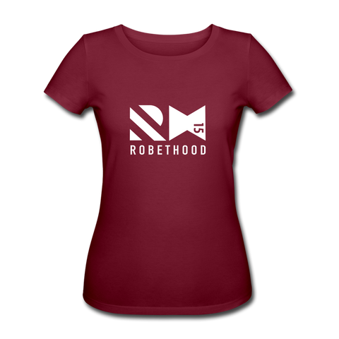 RH15a Frauen Bio-T-Shirt, tailliert, DUNKEL | Stanley & Stella - Burgunderrot