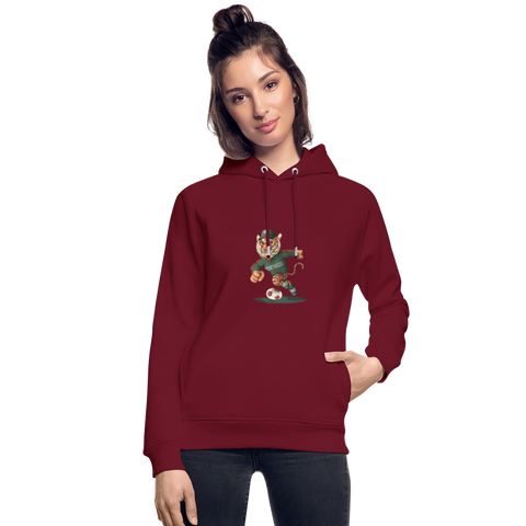 RH Unisex Bio-Hoodie DUNKEL mi Matchi | Stanley & Stella - Burgunderrot