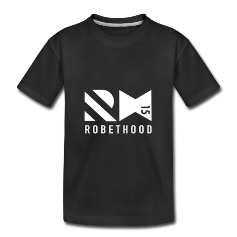 RH15a Teenager Premium Bio T-Shirt DUNKEL - Schwarz