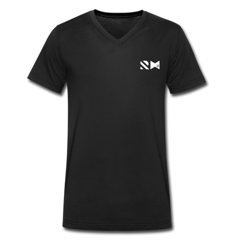RH15a-s Männer Bio-T-Shirt, V-Ausschnitt DUNKEL | Stanley & Stella - Schwarz