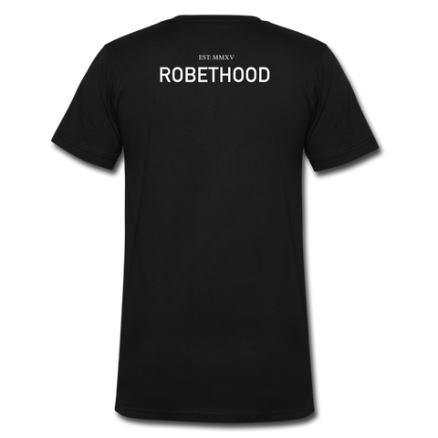 RH15a-s Männer Bio-T-Shirt, V-Ausschnitt DUNKEL | Stanley & Stella - Schwarz