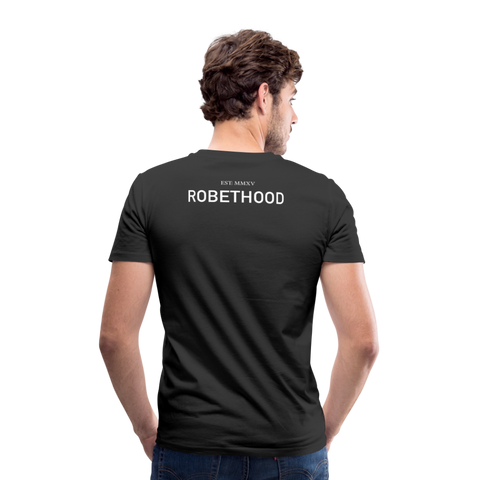 RH15a-s Männer Bio-T-Shirt, V-Ausschnitt DUNKEL | Stanley & Stella - Schwarz