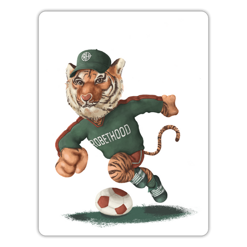 Sticker mit Matchi - Mattweiß
