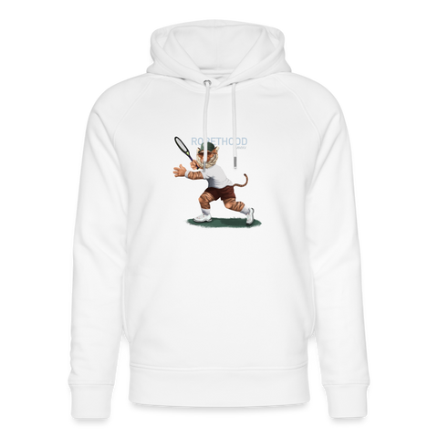 RH Unisex Bio-Hoodie HELL Matchi Tennis | Stanley & Stella - Weiß