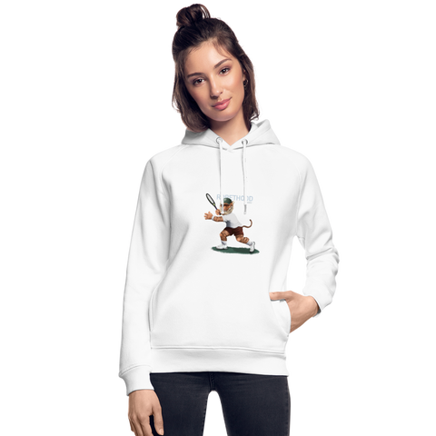RH Unisex Bio-Hoodie HELL Matchi Tennis | Stanley & Stella - Weiß