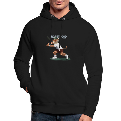RH Unisex Bio-Hoodie DUNKEL Matchi Tennis | Stanley & Stella - Schwarz
