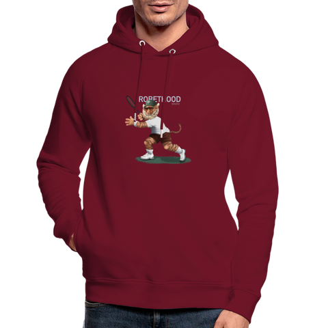 RH Unisex Bio-Hoodie DUNKEL Matchi Tennis | Stanley & Stella - Burgunderrot