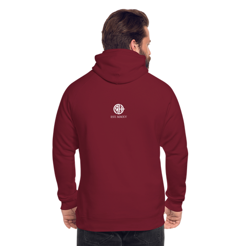 RH Unisex Bio-Hoodie DUNKEL Matchi Tennis | Stanley & Stella - Burgunderrot