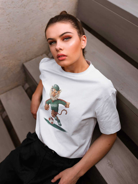 RH Frauen Bio-T-Shirt HELL mit Matchi, tailliert | Stanley & Stella