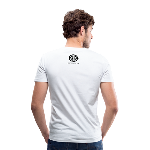 RH Männer Bio-T-Shirt mit V-Ausschnitt und Matchi | Stanley & Stella - Weiß