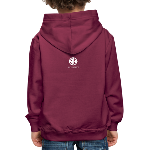 RH Kinder Premium Hoodie mit Matchi - Bordeaux