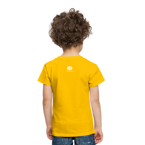 RH Kinder Premium T-Shirt mit Matchi - Sonnengelb