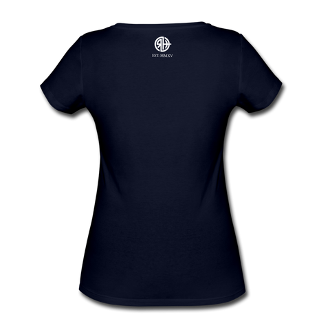 RH Frauen Bio-T-Shirt DUNKEL mit Matchi | Stanley & Stella - Navy
