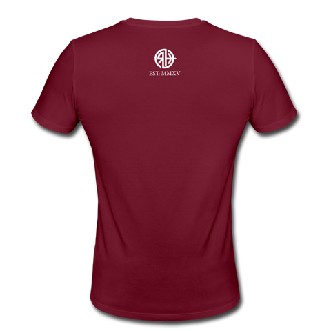 RH15a Herren Bio-T-Shirt, gerader Schnitt, DUNKEL | Stanley & Stella - Burgunderrot