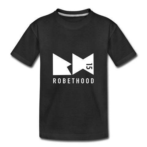 RH15b Teenager Premium Bio T-Shirt DUNKEL - Schwarz