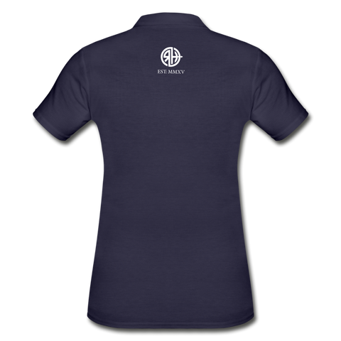 RH Frauen Polo Shirt DUNKEL mit Matchi - Navy