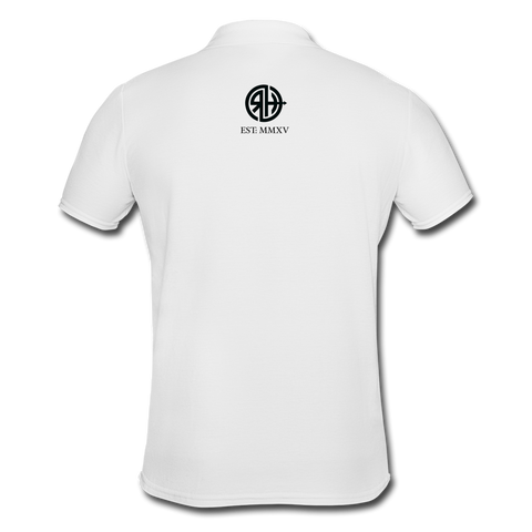 RH Männer Poloshirt mit Matchi - Weiß