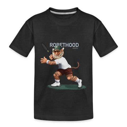 RH Kinder Premium T-Shirt Matchi Tennis - Schwarz