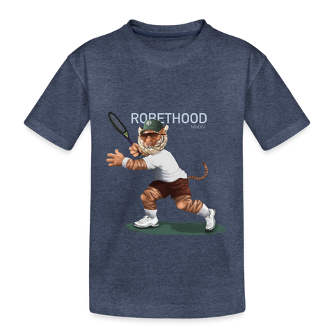 RH Kinder Premium T-Shirt Matchi Tennis - Blau meliert